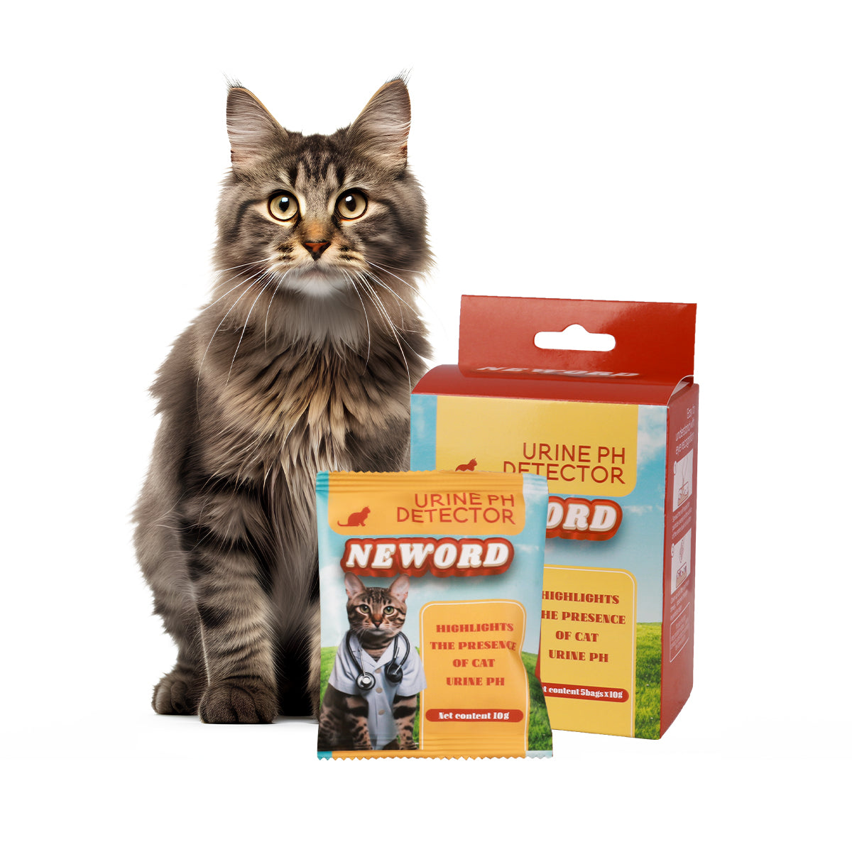 Health Monitoring Cat Litter with Color-Change Indicator | AL Hussain