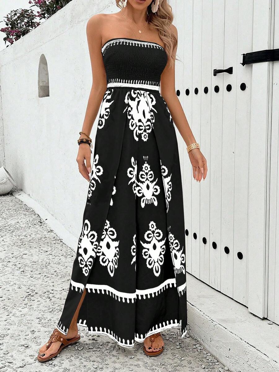 Sleeveless Palace Style Dress for Women - Slim Fit Body Shaping Waist Cinch Dress | AL Hussain