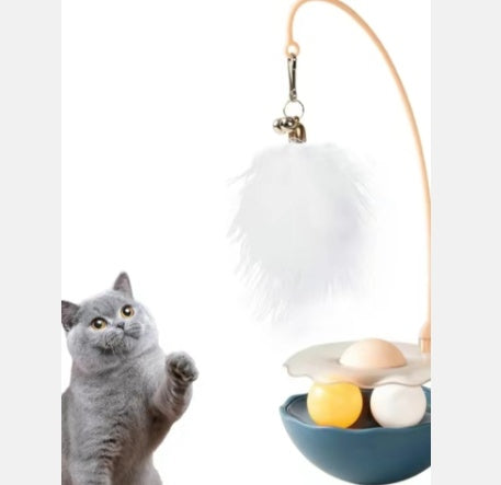 Interactive Duck Cat Toy Stick Lightweight Kitten Toy Washable Indoor Outdoor